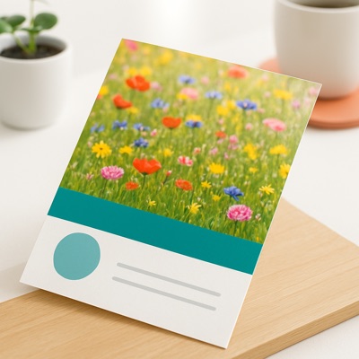 Flyer – Papier und Farbe im Detail