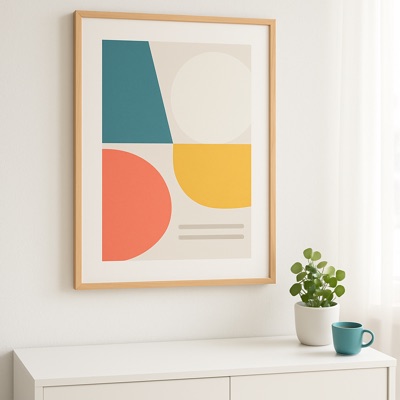 Poster im Wohnraum