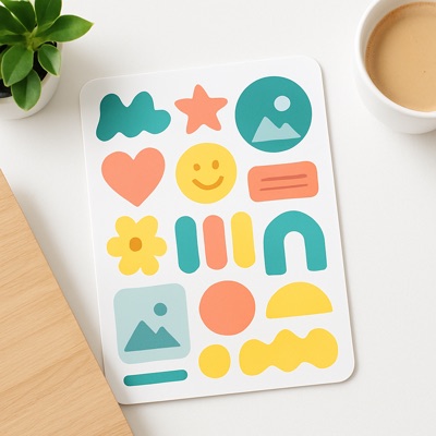 Sticker-Sets – Bogen