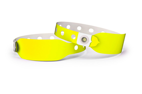 Kontrollbänder und Einlassbänder  Kontrollbänder Vinyl, unbedruckt