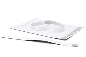 Kontrollbänder und Einlassbänder  Kontrollbänder aus Tyvek®, unbedruckt