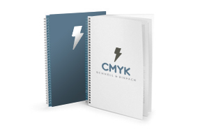 Magazine mit Wire-O-Bindung