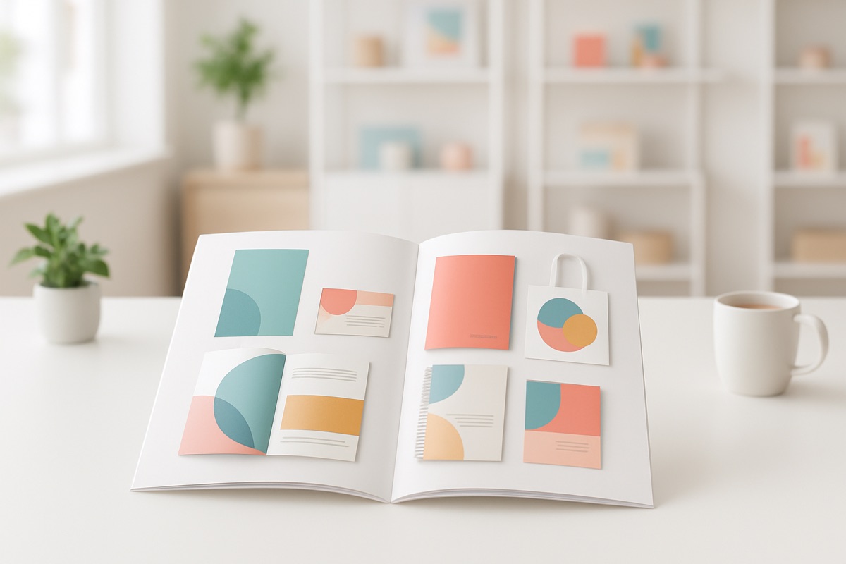Katalog im Verkaufsraum